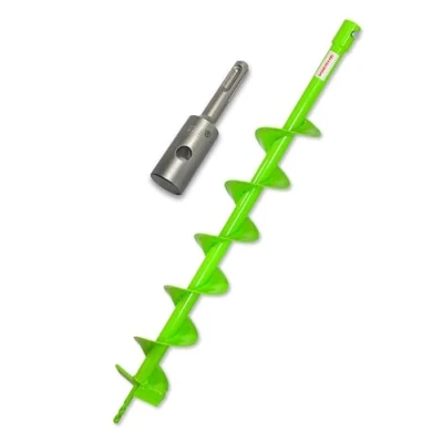 Afbeelding van WERHE Grondboor 120mm met SDS Plus houder Robuuste boorpunt Paalboor