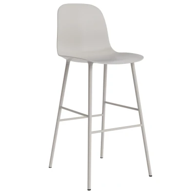 Afbeelding van Normann Copenhagen Form Bar Chair Barkruk 75cm Warm Grijs