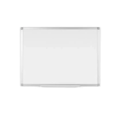 Afbeelding van BoardsPlus Droog Uitwisbaar Whiteboard, Gelamineerd Bordoppervlak, Geanodiseerd Aluminium Frame, 90 x 60 cm
