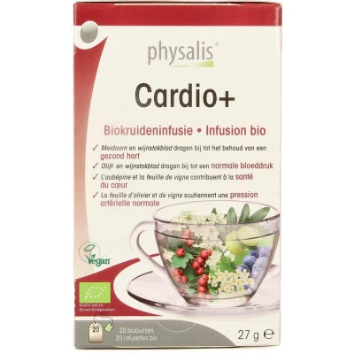 Afbeelding van Physalis Cardio Plus Biokruideninfusie Biobuiltjes 20ST