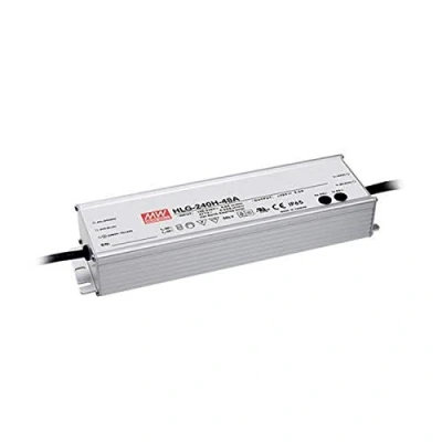 Afbeelding van Mean Well HLG 240H 12A LED driver, transformator Constante spanning, stroomsterkte 192 W 16 A 12 V/DC PFC schakeling, Overbelastingsbescherming,