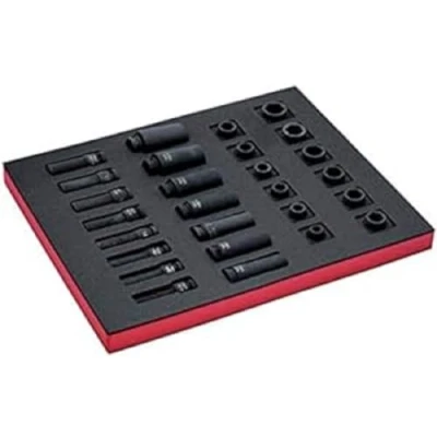 Afbeelding van Bahco Foaminlay Fit&amp;Go 2/3 met slagdoppen 1/2&quot; 27 delig FF1F2203