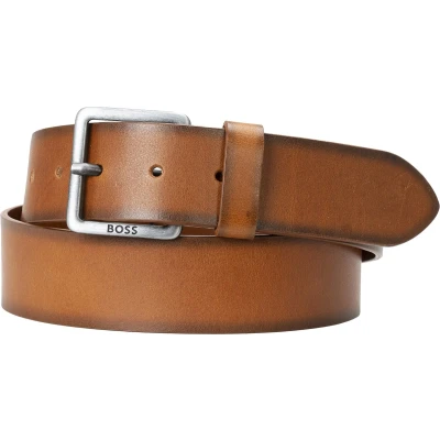 Afbeelding van BOSS Jeeko Riem, Heren, Maat: 115, Brown