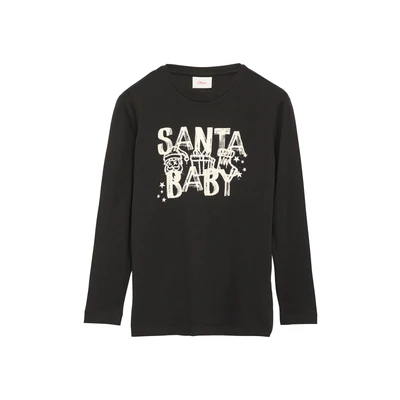 Afbeelding van s.Oliver Longsleeve voor kinderen, Maat: 170/176, Schwarz