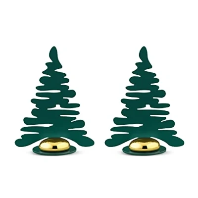 Afbeelding van Alessi Barkplace tree groen set van 2