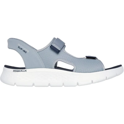 Afbeelding van Skechers Slip ins Go Walk Flex Zandal Easy Entr Heren Sandalen Grijs