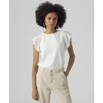 Afbeelding van VERO MODA Tshirt Tassa Wit S
