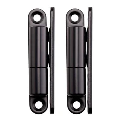 Afbeelding van SOTECH 2 stuks deurscharnieren opschroefscharnier 15 x 83 mm scharnier renovatie voor opschroefbare binnendeuren (zwart staal)
