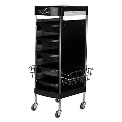 Afbeelding van Gabbiano kapperswagen fx11e zwart