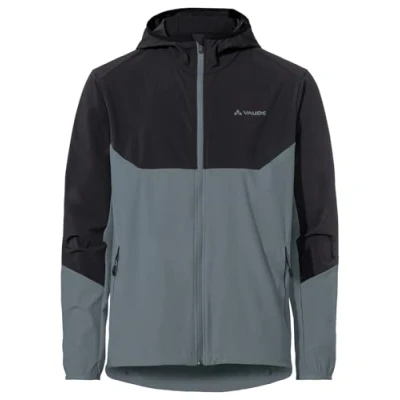 Afbeelding van Vaude MOAB Fietsjas, Heren, Maat: Medium, Black/heron