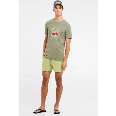 Afbeelding van Protest Prtsharm Tshirt print, Heren, Maat: Medium, Artichoke green