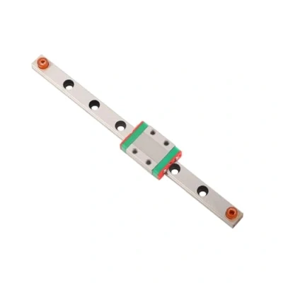 Afbeelding van 1 stuk LML9B lineaire geleiderail, miniatuur, breedte 9 mm, met schuifblok (150 mm)