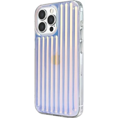 Afbeelding van UNIQ Coehl Linear Back Cover hoesje voor Apple iPhone 13 Pro Max Opaal/Glanzend