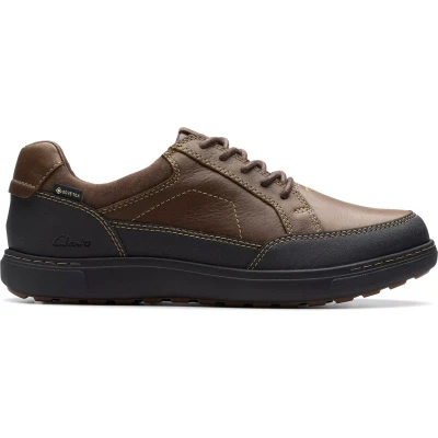 Afbeelding van Clarks Mapstone LoGTX heren veterschoen bruin maat 39.5 (EU) 6 (UK)