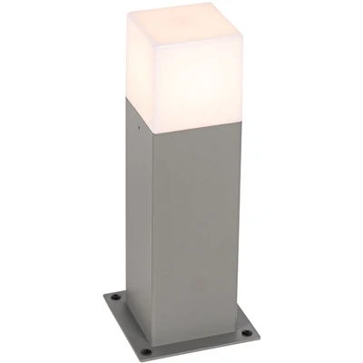Afbeelding van QAZQA Moderne staande buitenlamp grijs 30 cm IP44 Denmark