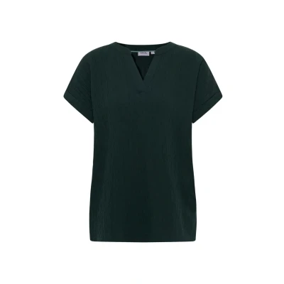 Afbeelding van Cecil MIT Struktur Blouse, Dames, Maat: Small, Grün