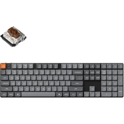 Afbeelding van Keychron K5 Max QMK/VIA mechanical gaming toetsenbord brown switch