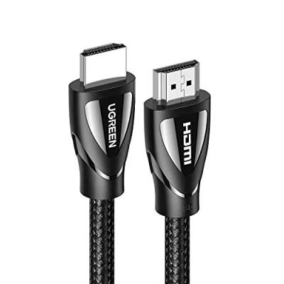 Afbeelding van Ugreen HDMI kabel 2 meter Ondersteund 8K Ultra HD 2.1 48Gbps 8k@60fps Dynamisch HDR &amp; eARC Gevlochten