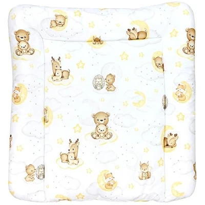 Afbeelding van TupTam Baby Aankleedkussen met Patronen, Dieren/Sterren/Grijs, 70 x 60 cm