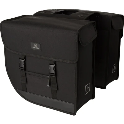 Afbeelding van FastRider Bodyl hybride Dubbele fietstas basics large zwart