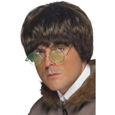 Afbeelding van Smiffys Britpop Pruik Bruin
