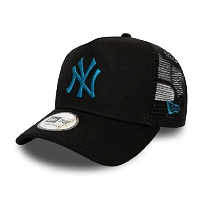 Afbeelding van New Era York Yankees Black League Essential A Frame Adjustable Trucker Cap One Size