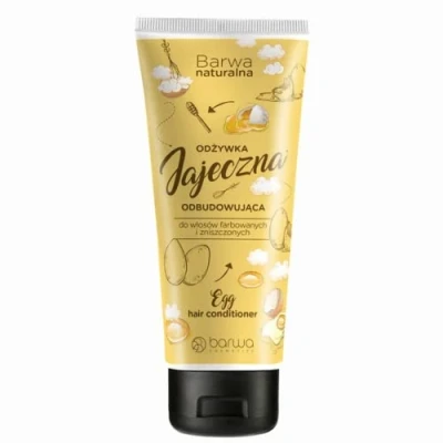 Afbeelding van Natuurlijke ei conditioner voor gekleurd en beschadigd haar 200ml