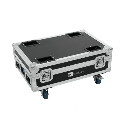Afbeelding van Roadinger Flightcase 4x AKKU BAR 6 Glow QCL Flex QuickDMX met c
