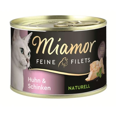 Afbeelding van Miamor Feine Filets Naturelle 6 x 156 g Kattenvoer Kip &amp; Ham