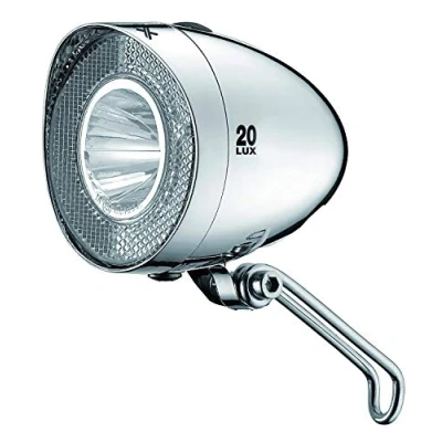 Afbeelding van XLC Retro Dynamo Koplamp LED 20 Lux Chrome