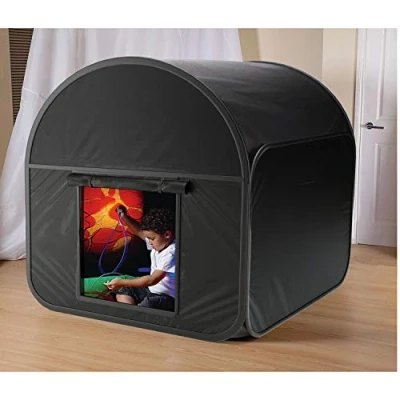 Afbeelding van MH Trading 1 x Premium Pop up Sensory Den Blackout tent voor autisme, ASS en ADHD met TMH ASD reistas