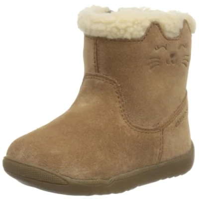 Afbeelding van Geox Baby Meisje B Macchia Girl Enkelboot, Whisky, 20 EU