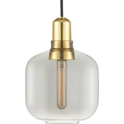 Afbeelding van Hanglamp Normann Copenhagen Amp Small Smoke Brass