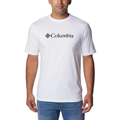 Afbeelding van T Shirt Columbia Men&#039;s CSC Basic Logo Short Sleeve White XL