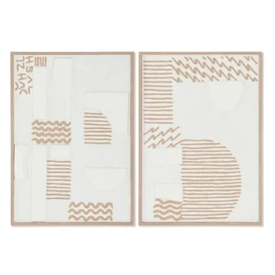 Afbeelding van Schilderij Home ESPRIT Abstract Stads 50 x 3 70 cm (2 Stuks)