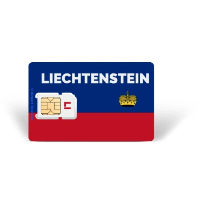 Afbeelding van eSIM Liechtenstein Unlimited 30 Dagen Data Prepaid Met Snel 4G/5G Internet En Bellen Op Reis In Europa Airport Telecom
