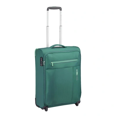 Afbeelding van Roncato Lite Soft 2 Wheel Cabin Trolley verde bottiglia Zachte koffer