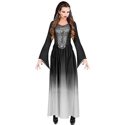 Afbeelding van WIDMANN Witte gothic dame vampier vermomming L