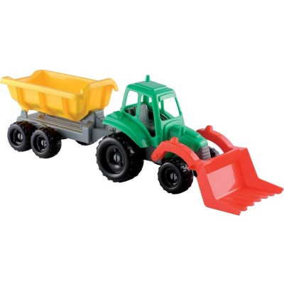 Afbeelding van Ecoiffier Tractor met Aanhangwagen