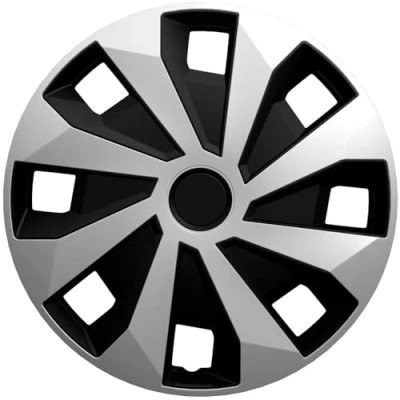 Afbeelding van Bolle wieldoppen VOLVANO Van GTS 15 inch zilver/zwart voor bestelwagens en campers. Set a 4 stuks in doos (a.u.b. onderstaande tekst lezen!)