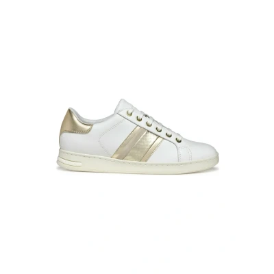 Afbeelding van Geox D Jaysen E Sneakers voor dames, wit/Lt Gold, 39 EU, Wit Lt EU