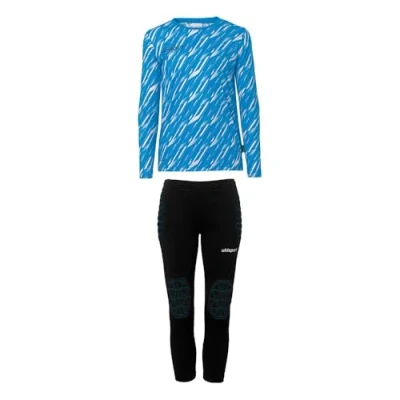 Afbeelding van Uhlsport Progressive Goalkeeper Bundle Junior Cyan White