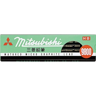 Afbeelding van Mitsubishi Potlood Office 9800 HB 12 stuks K9800HB