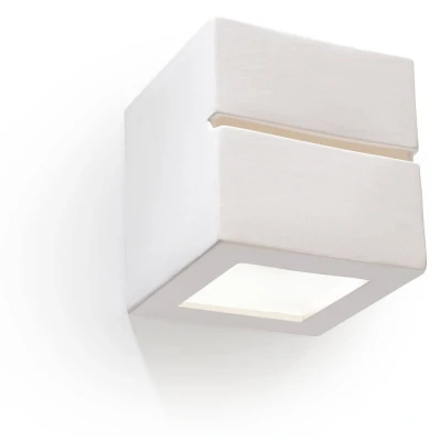 Afbeelding van Sollux Lighting Wandlamp keramiek LEO LINE