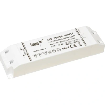 Afbeelding van Dehner Elektronik Snappy SNP75 12VL E LED transformator Constante spanning 75 W 0 5.83 A 12 V/DC Niet dimbaar, Geschikt voor meubels 1 stuk(s)
