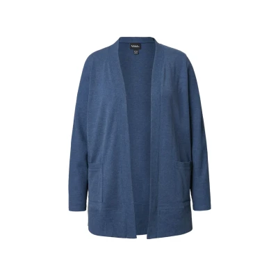 Afbeelding van Ulla Popken OPEN Shape LONG Sleeve Vest, Dames, Maat: 42/44, Dark blue