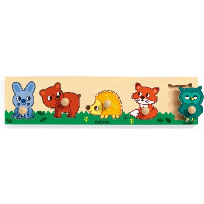 Afbeelding van Djeco knoppuzzel forest&#039;n&#039;co 5st
