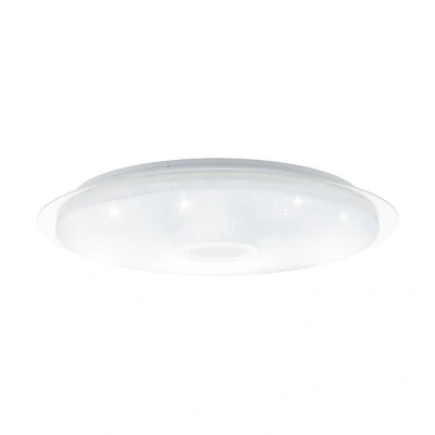 Afbeelding van EGLO Lanciano Plafondlamp   LED   Ø 66 cm   Wit/Zilver   Dimbaar