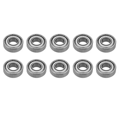 Afbeelding van 10pcs 698ZZ Roulements à Billes Double Blindage Roulement En Acier Grande Vitesse 8x19x6 mm