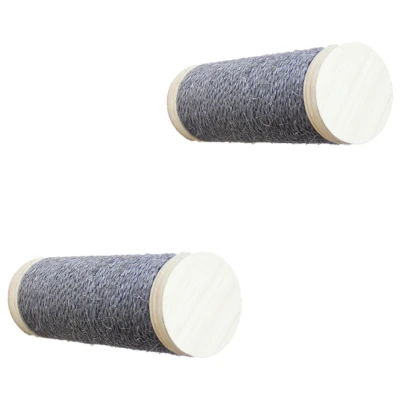 Afbeelding van All For Paws Skywalk Large Step Post Playground 2 Pack Wandkrabpaal 23x12.5x28 cm Grijs